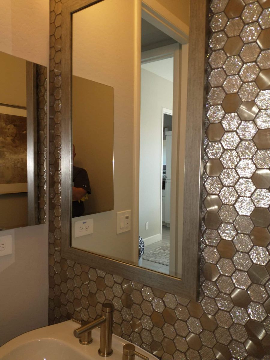 Tile feature wall by PhD Home Solutions